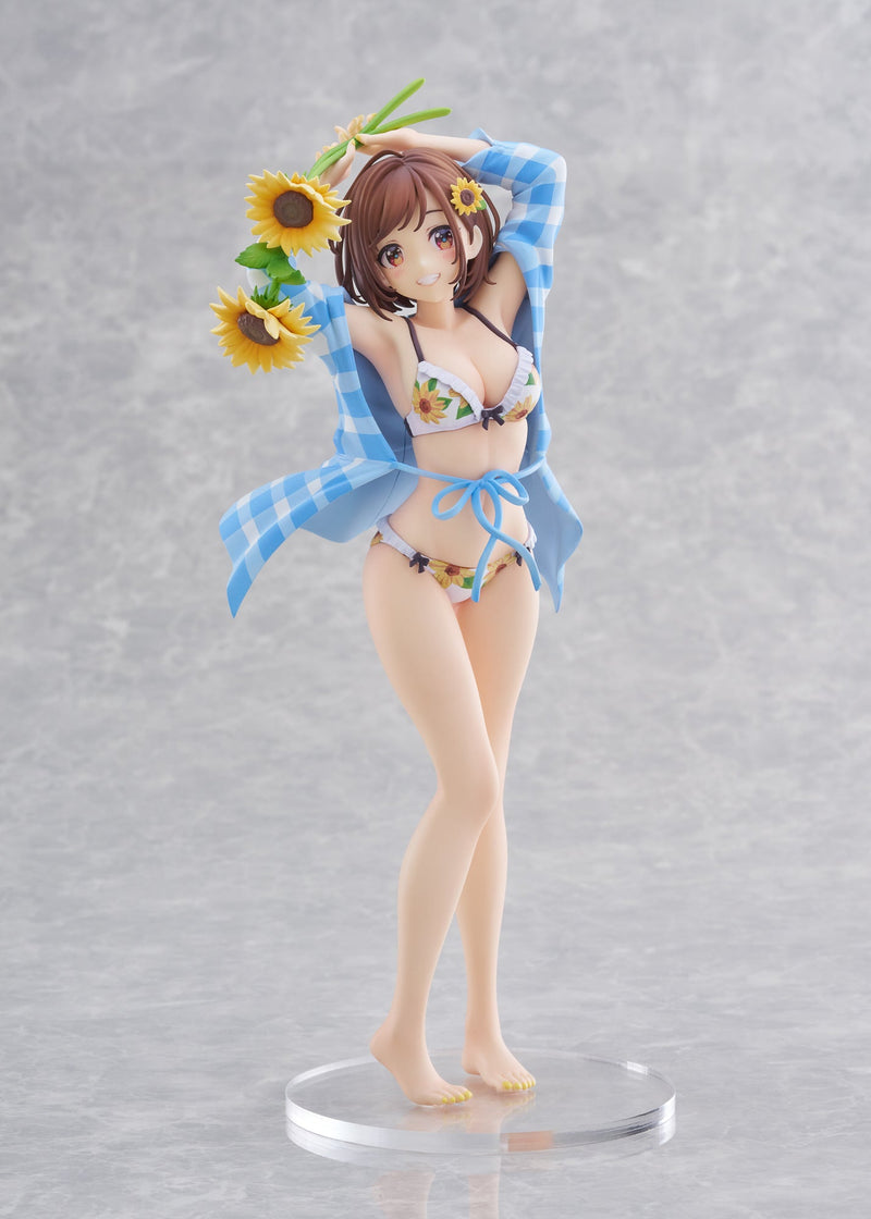 Ilustración de niña ciruela girasol de En Morikura 1/7 Figura OFICIAL DE JAPÓN