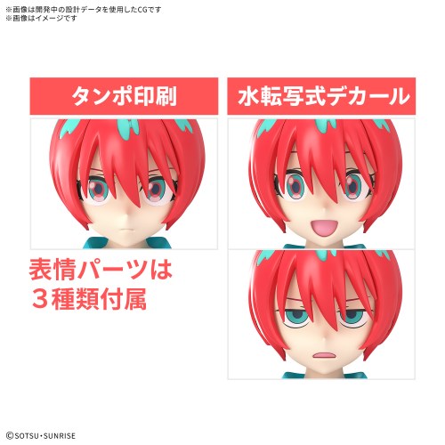 BANDAI Figure-rise Standard Gundam GQuuuuuuX Amate Yuzuriha Machu Model Kit