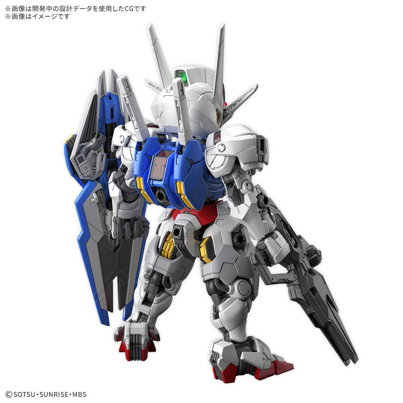 BANDAI MGSD Mobile Suit Gundam La Sorcière de Mercury Gundam Kit de modèle aérien
