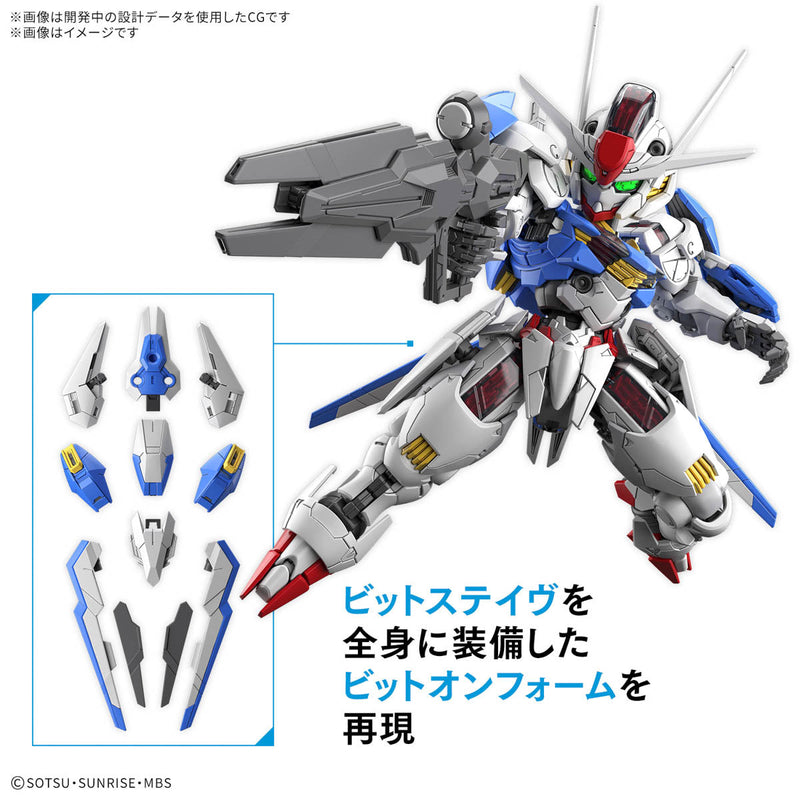 BANDAI MGSD Mobile Suit Gundam La Sorcière de Mercury Gundam Kit de modèle aérien