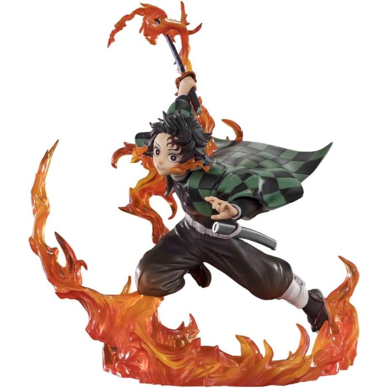 BANDAI Figuarts ZERO Demon Slayer Tanjiro Kamado Rengoku Guard ver. Figure JAPAN
