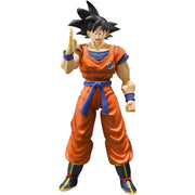 BANDAI S.H.Figuarts Dragon Ball Son Goku A Saiyan Raised On Earth Action Figure