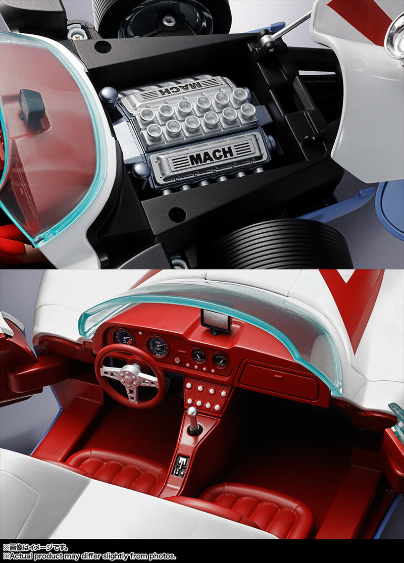 BANDAI Chogokin Speed ​​Racer Mach 5 Figura UFFICIALE GIAPPONE