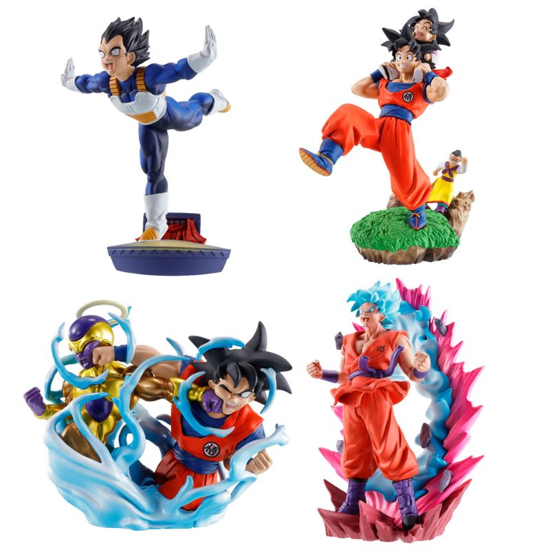 MegaHouse Puchirama Dracap RE BIRTH Chouzetsu Genkai Toppa 4Pack BOX Figure