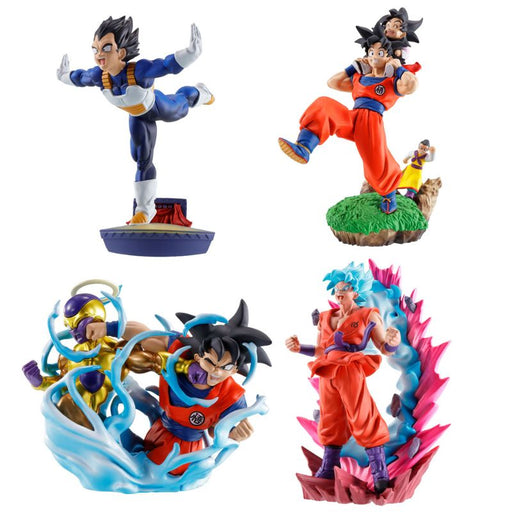 MegaHouse Puchirama Dracap RE BIRTH Chouzetsu Genkai Toppa 4Pack BOX Figure