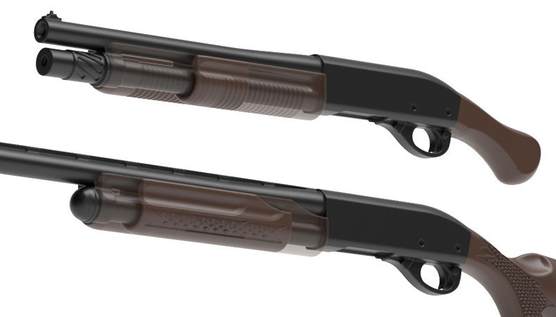 Kit modelo Tomytec LittleArmory LA055 M870 tipo madeira dura 1/12 JAPÃO OFICIAL