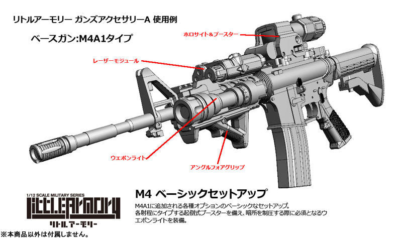 Tomytec LittleArmory LD020 Guns Accessory A 1/12 Model Kit JAPAN OFFICIAL