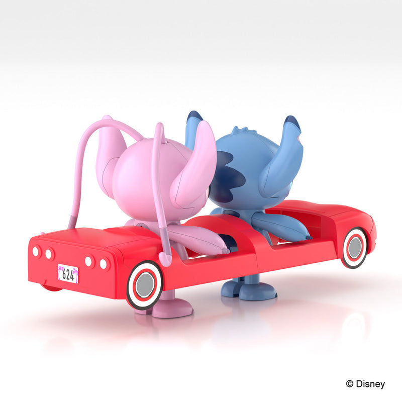 Aoshima RakuPla Tokotoko No.DP-18 Disney-Charakter-Stich- und Engel-Modellbausatz