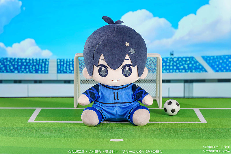 GoodSmile Moment HUGGY DOLL BLUE LOCK Yoichi Isagi Peluche JAPON OFFICIEL