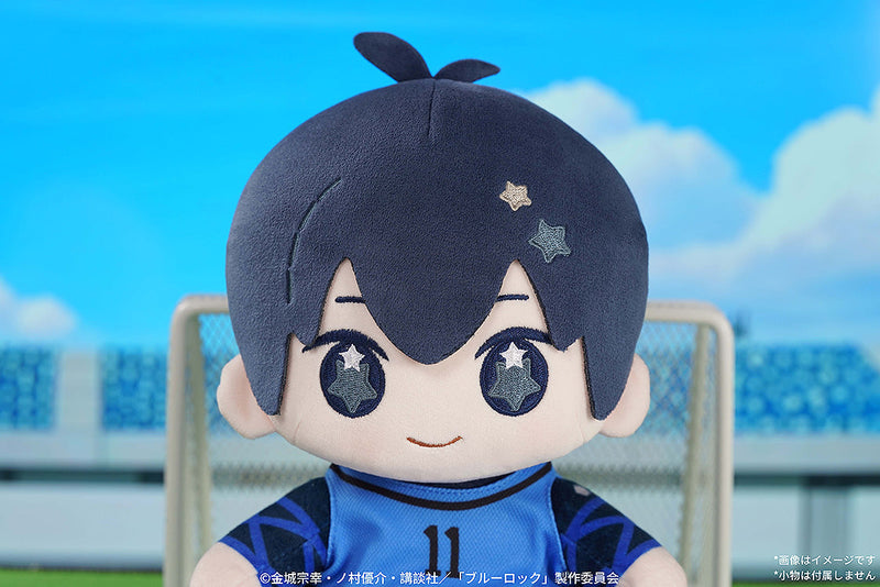 GoodSmile Moment HUGGY DOLL BLUE LOCK Yoichi Isagi Peluche JAPON OFFICIEL