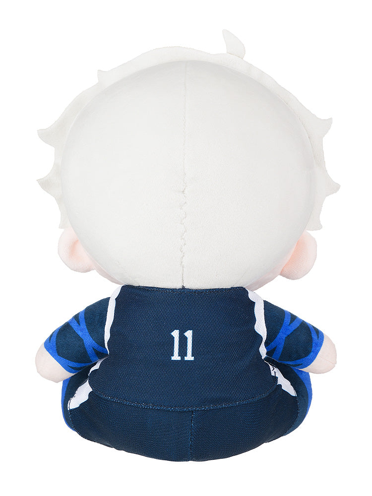 GoodSmile Moment HUGGY DOLL BLUE LOCK Seishirou Nagi Peluche JAPON OFFICIEL