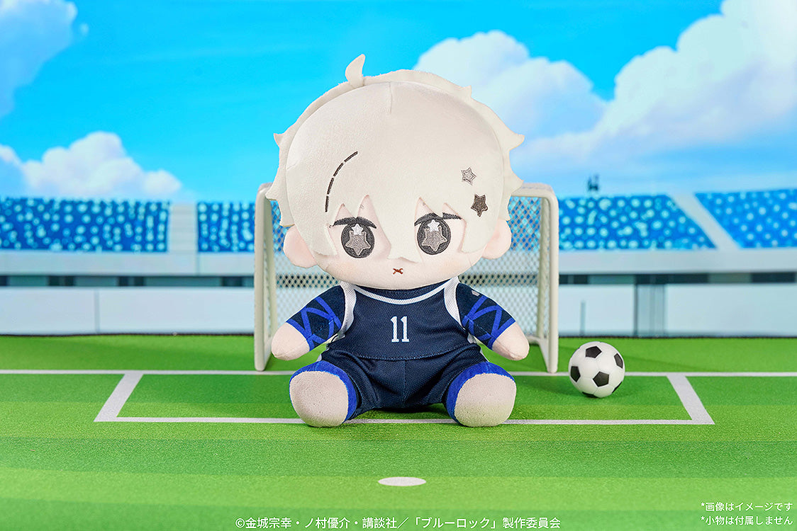 ブルーロック 凪 HUGGY DOLL ぷにとっぷ サッカーボール マスコット GoodSmile Moment HUGGY DOLL BLUE LOCK Seishirou Nagi Plush JAPAN