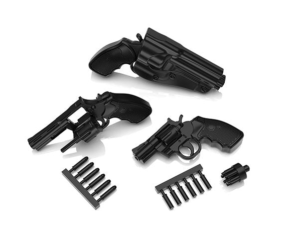 Tomytec LittleArmory LA074 Revolver Set A 1/12 Model Kit JAPAN OFFICIAL