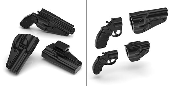 Tomytec LittleArmory LA074 Revolver Set A 1/12 Model Kit JAPAN OFFICIAL