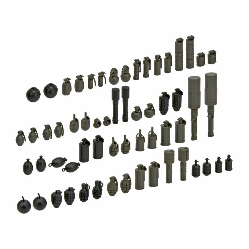 Tomytec LittleArmory LD046 Hand Grenade Set 1/12 Model Kit JAPAN OFFICIAL