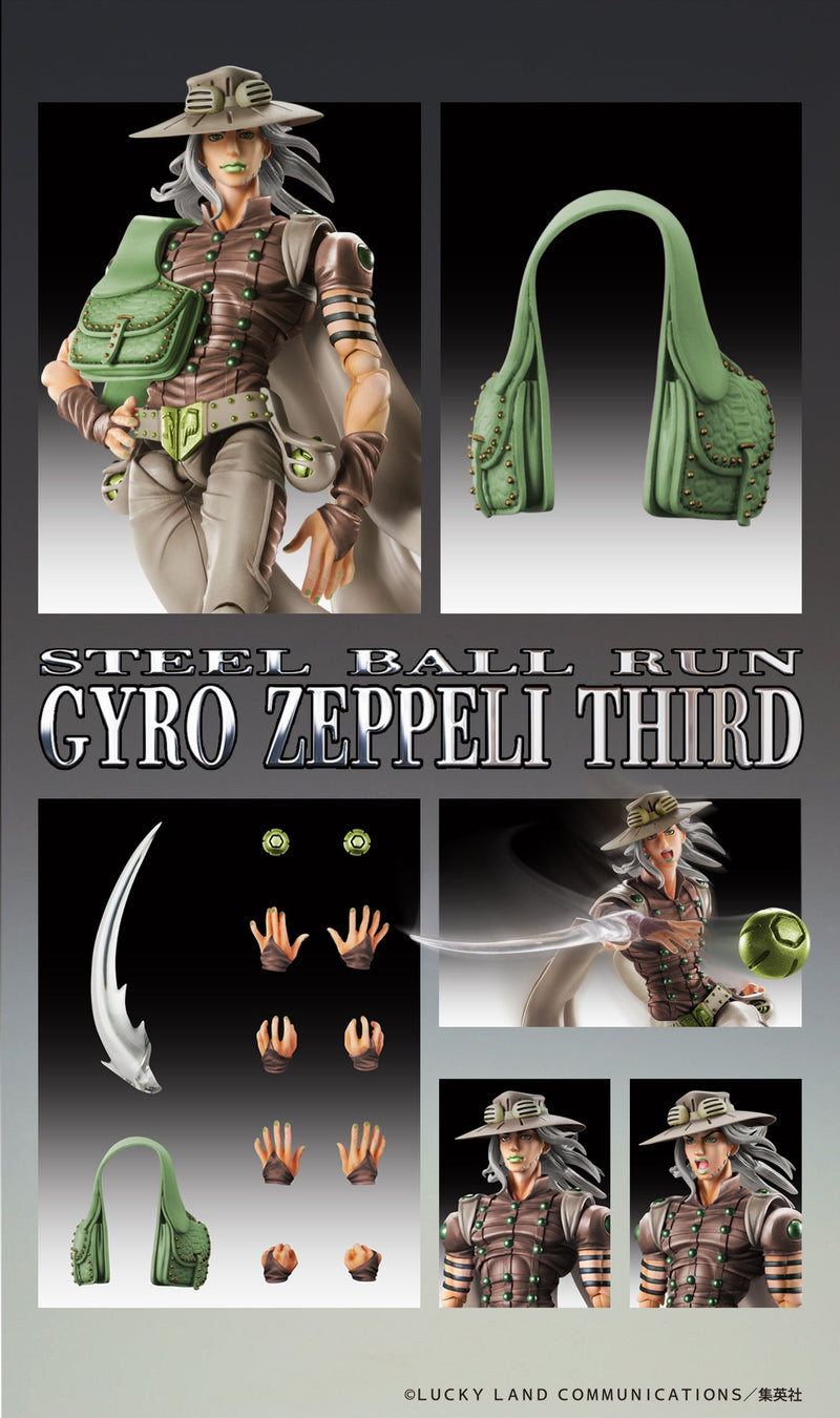 Super Action Statue JoJo's Bizarre Adventure Part.7 Gyro Zeppeli Third Figure