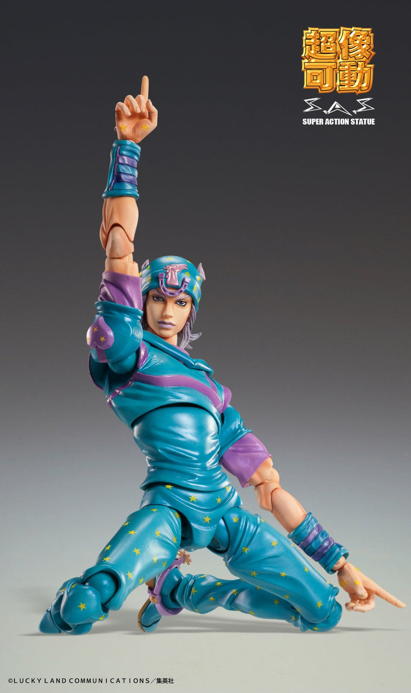 Statua super azione Le bizzarre avventure di JoJo Parte 7 Johnny Joestar Seconda figura