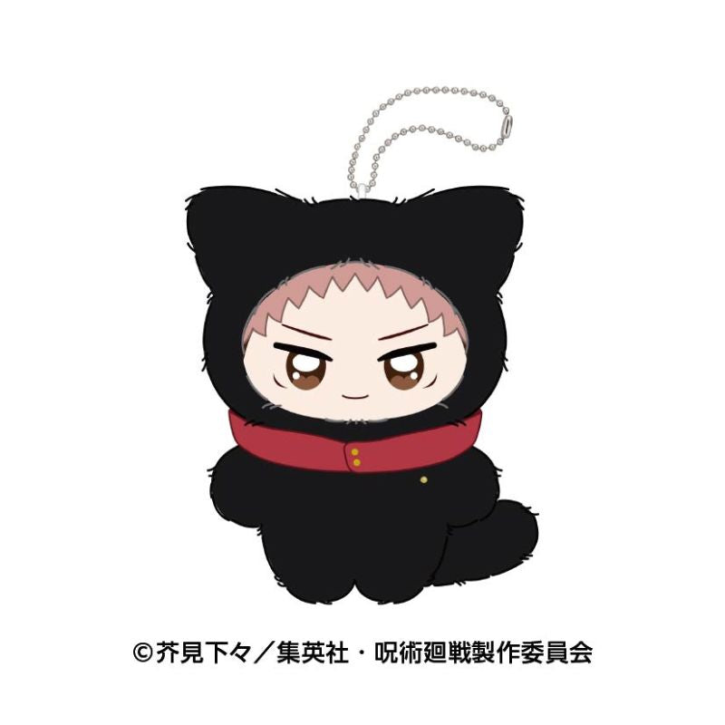 Ensky Chimikemo Mascot Jujutsu Kaisen 1. Yuji Itadori Plush Doll JAPAN