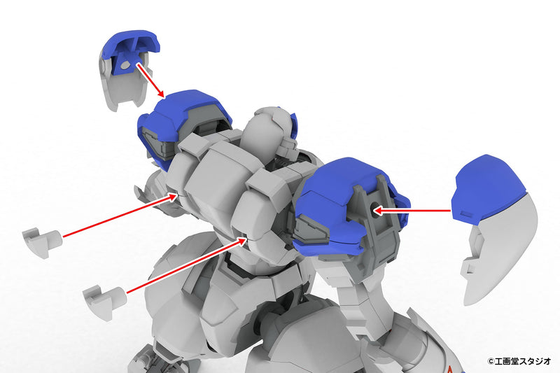 Mecanismo de 5 pulgadas POWERDoLLS 2 X-4S PDW-S810 Kit de modelo de infantería blindada 1/48