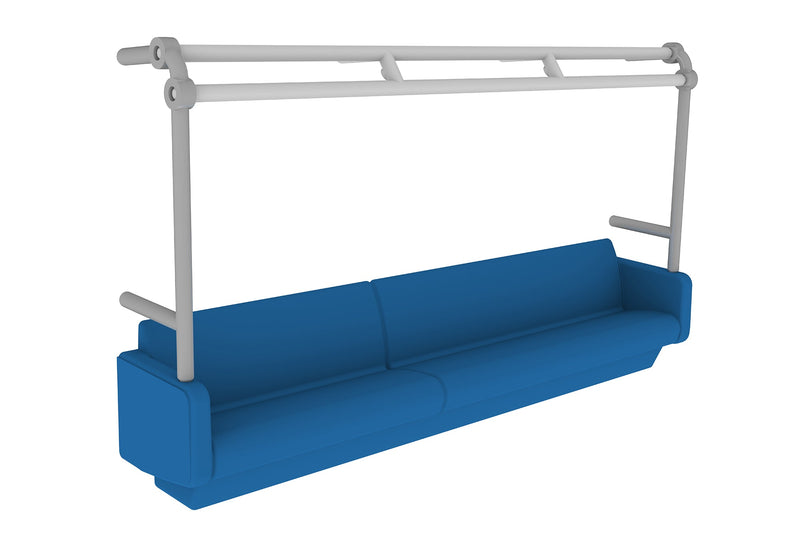 Juego de interiores de hoja larga, un coche azul de 4 puertas, 2 partes de coche, modelo 1/80, Kit JAPÓN