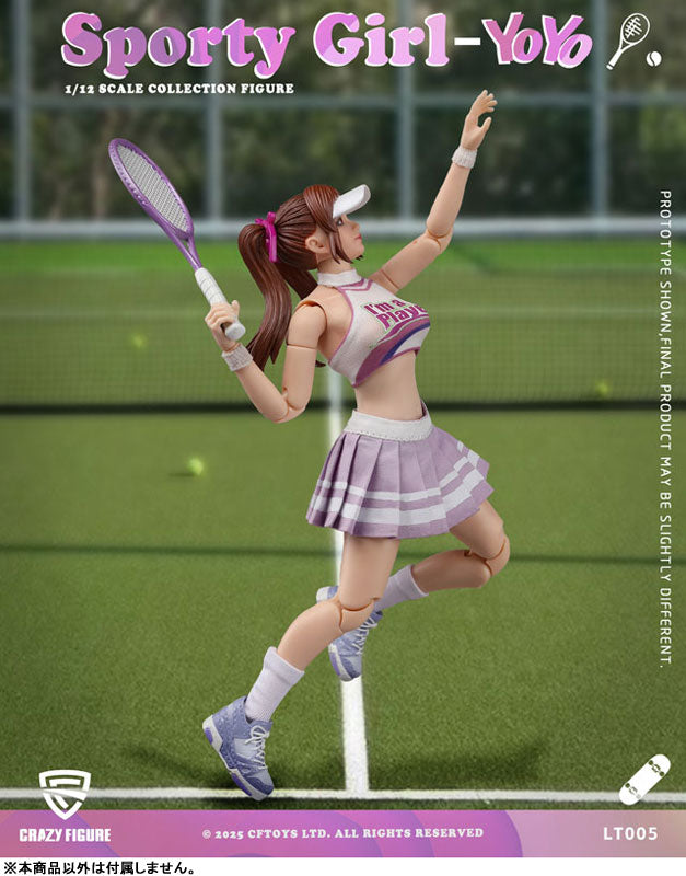 CFTOYS CRAZY FIGURE LT005 Sporty girl YOYO 1/12 Action Figure JAPAN OFFICIAL