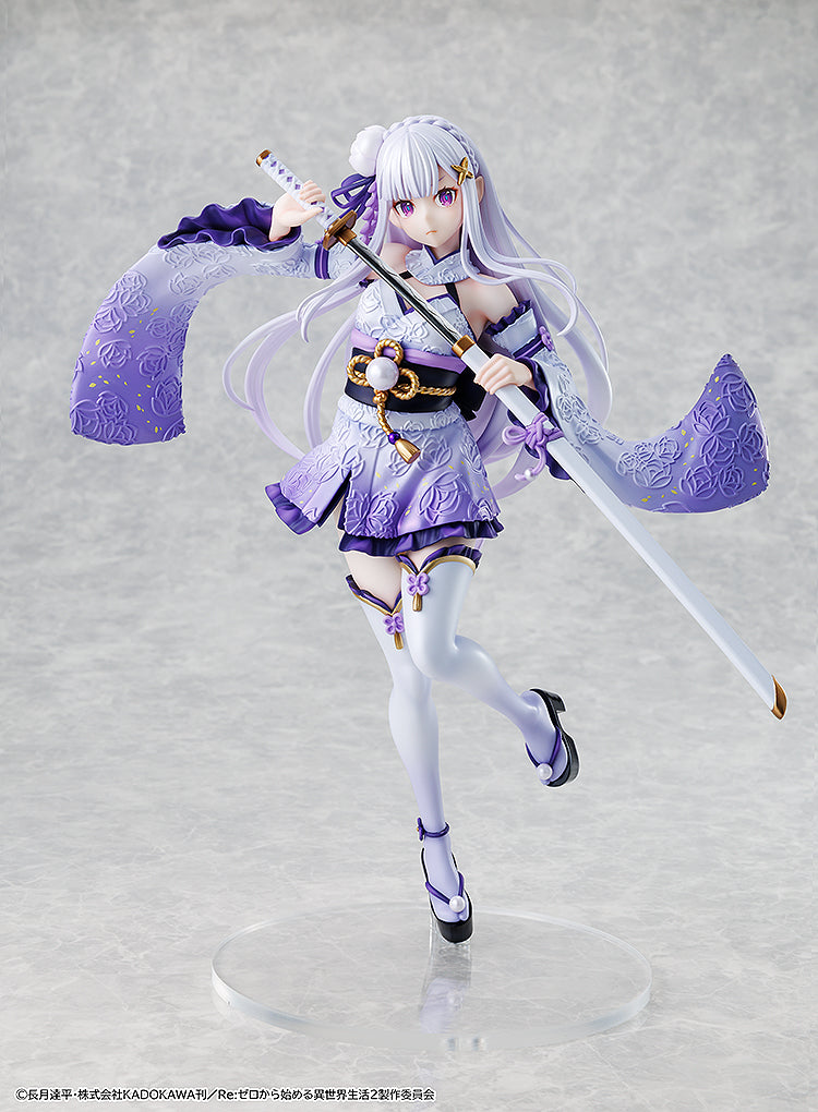 KADOKAWA KDcolle Re:ZERO Emilia Combat Outfit ver. 1/7 Figure JAPAN OFFICIAL