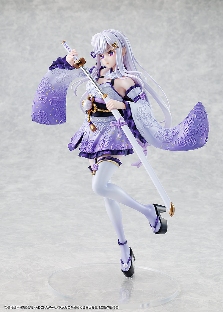 KADOKAWA KDcolle Re:ZERO Emilia Combat Outfit ver. 1/7 Figure JAPAN OFFICIAL