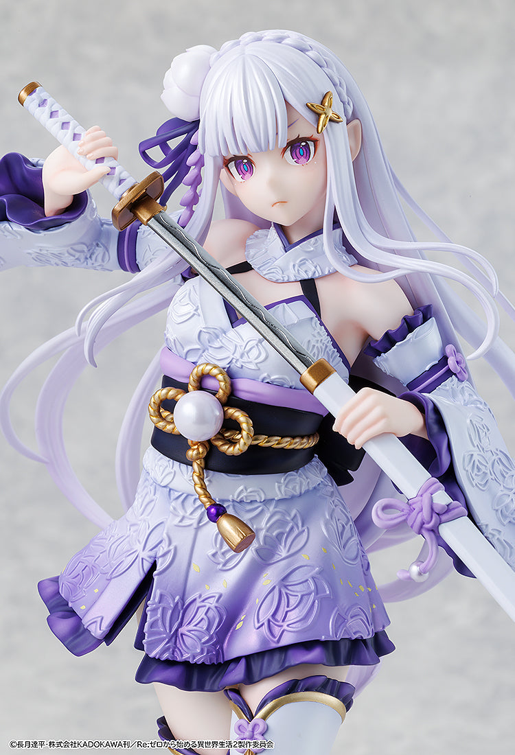 KADOKAWA KDcolle Re:ZERO Emilia Combat Outfit ver. 1/7 Figure JAPAN OFFICIAL