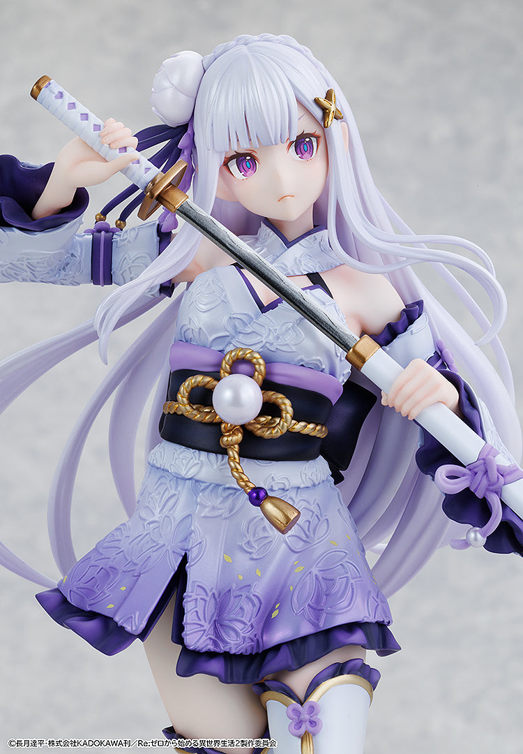 KADOKAWA KDcolle Re:ZERO Emilia Combat Outfit ver. 1/7 Figure JAPAN OFFICIAL