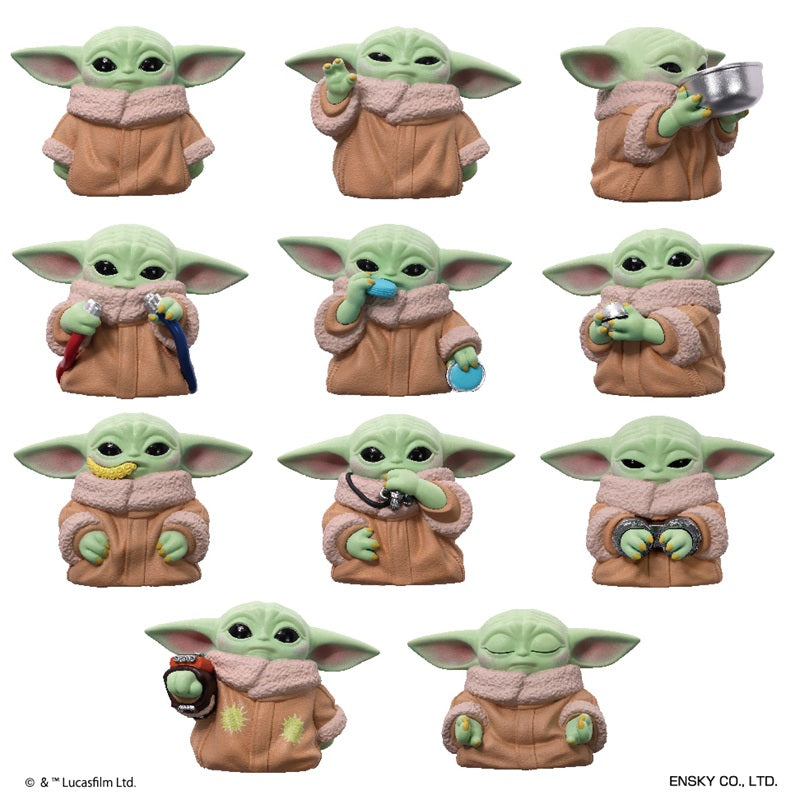 STAR WARS Grogu Puppet Mascot 全種類セット Star Wars Mandalorian Grogu Soft Vinyl Puppet Mascot 11 Pack BOX