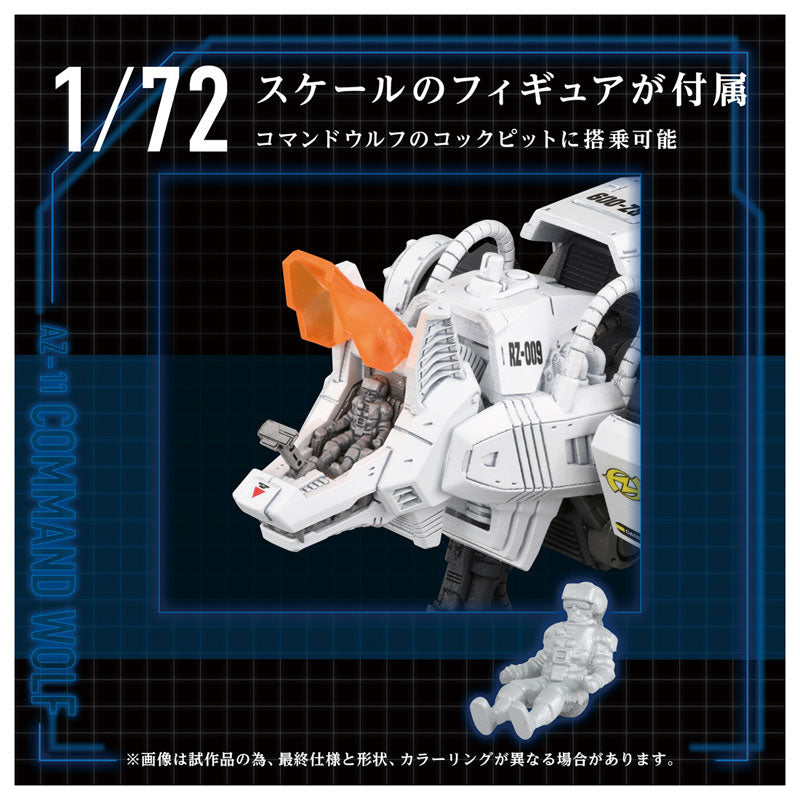 Takara Tomy ZOIDS AZ-11 Command Wolf 1/72 Modelo Kit OFICIAL DE JAPÓN