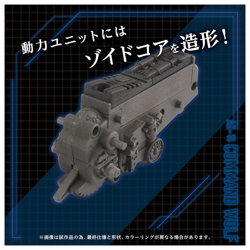 Takara Tomy ZOIDS AZ-11 Command Wolf 1/72 Modelo Kit OFICIAL DE JAPÓN
