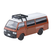 Tomica LV-N310d Mazda Bongo Brawny Van Custom Model Brown w/Roof Carrier&Figure