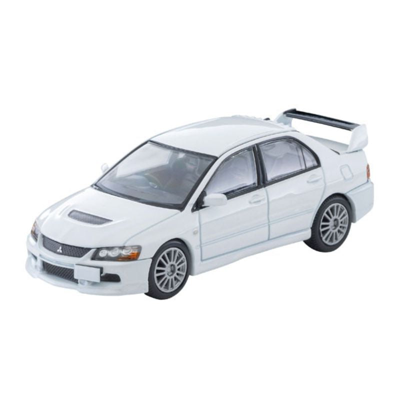 Tomica LV-N349b Mitsubishi Lancer GSR Evolution IX MR Pearl White 2006 Model
