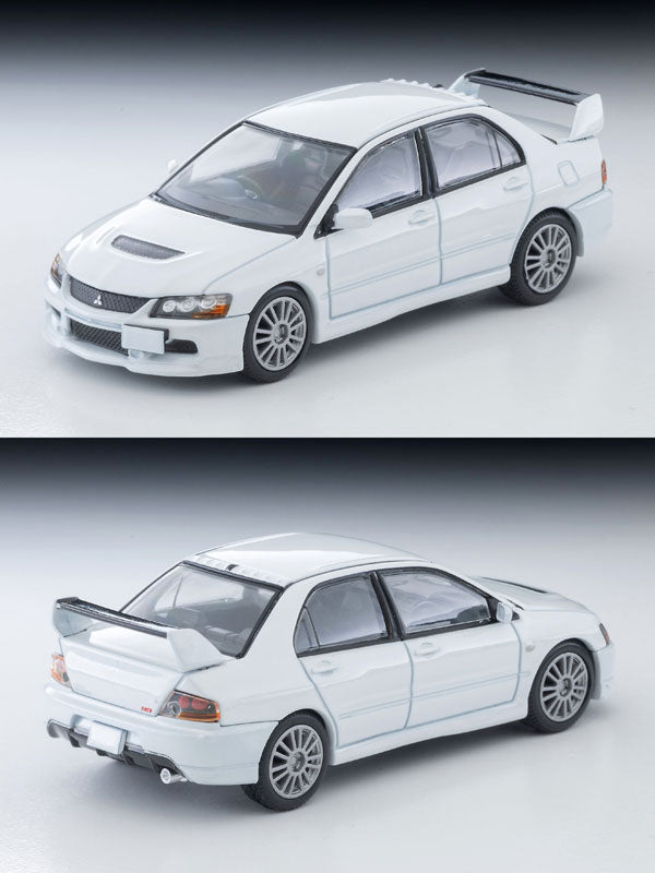 Tomica LV-N349b Mitsubishi Lancer GSR Evolution IX MR Pearl White 2006 Model