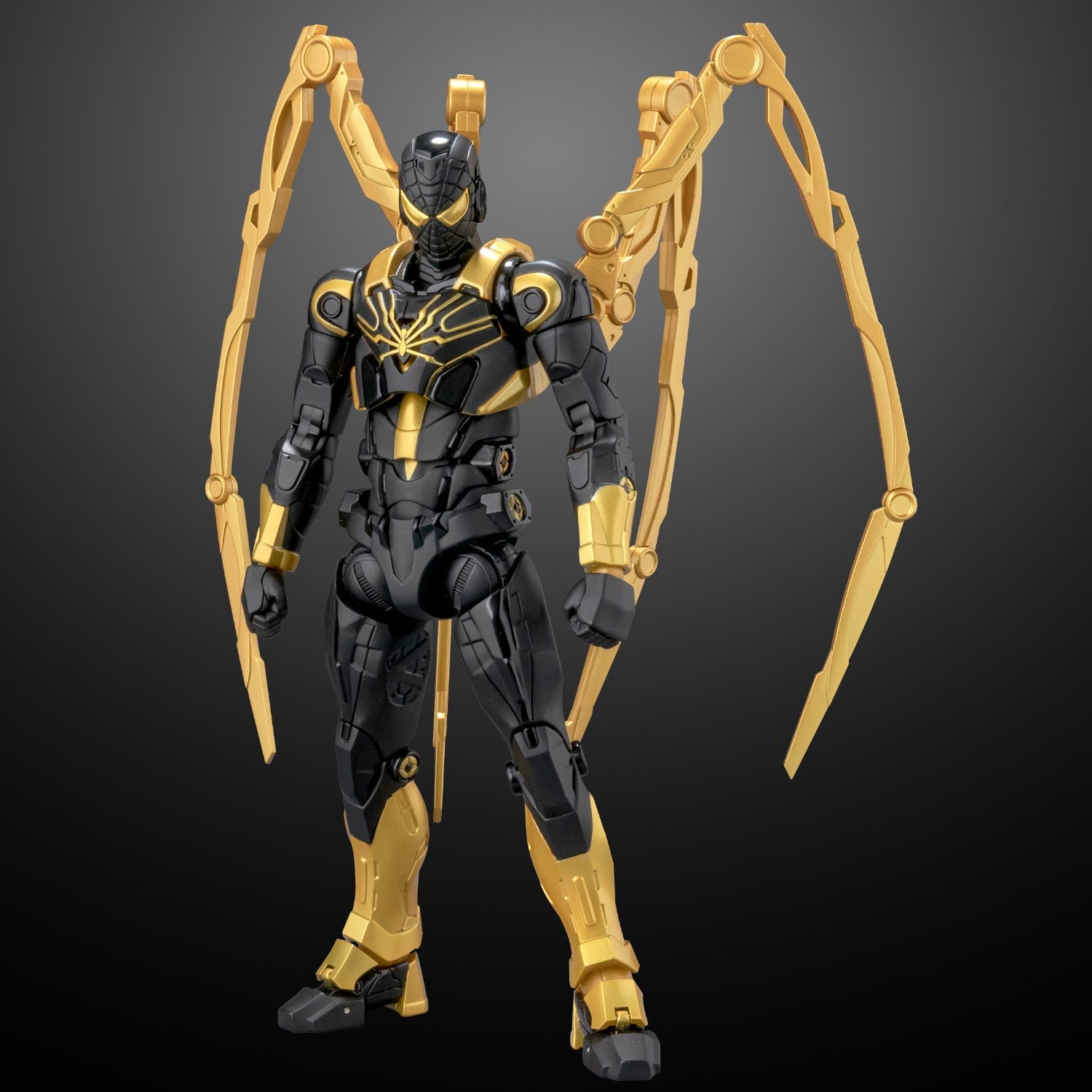 千値練 FIGHTING ARMOR IRON SPIDER Sentinel Fighting Armor Iron Spider Onyx Stealth Tech Ver. Action