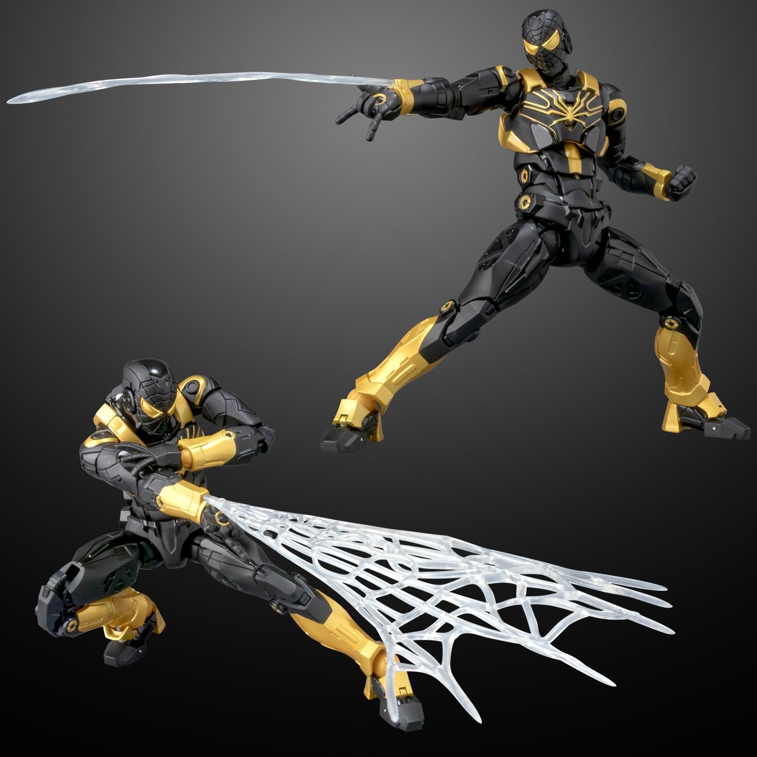 Sentinel Fighting Armor Iron Spider Onyx Stealth Tech Ver. Action