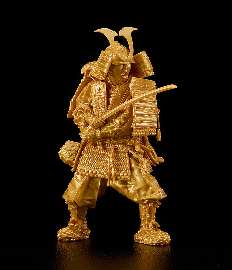 PLAMAX Kamakura Period Armored Warrior Gold Color Edition 1/12 Modelo Kit JAPÓN