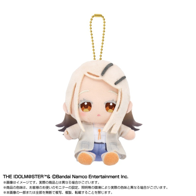 BANDAI Gakuen iDOLM@STER Chibi Sitting Hiro Shinosawa Plush Mascot JAPAN