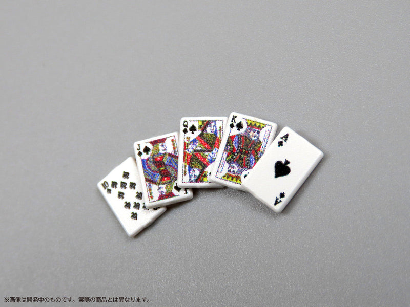 DIG Pripra Figure Games Playing Cards 1/12 Model Kit JAPAN OFFICIAL