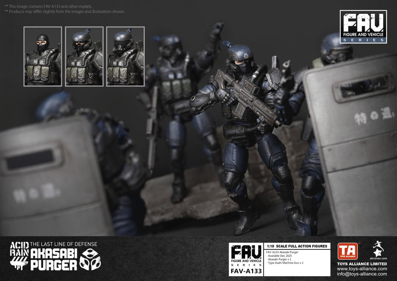 TOYS ALLIANCE Acid Rain FAV-A133 Akasabi Purger 1/18 Figurine JAPON