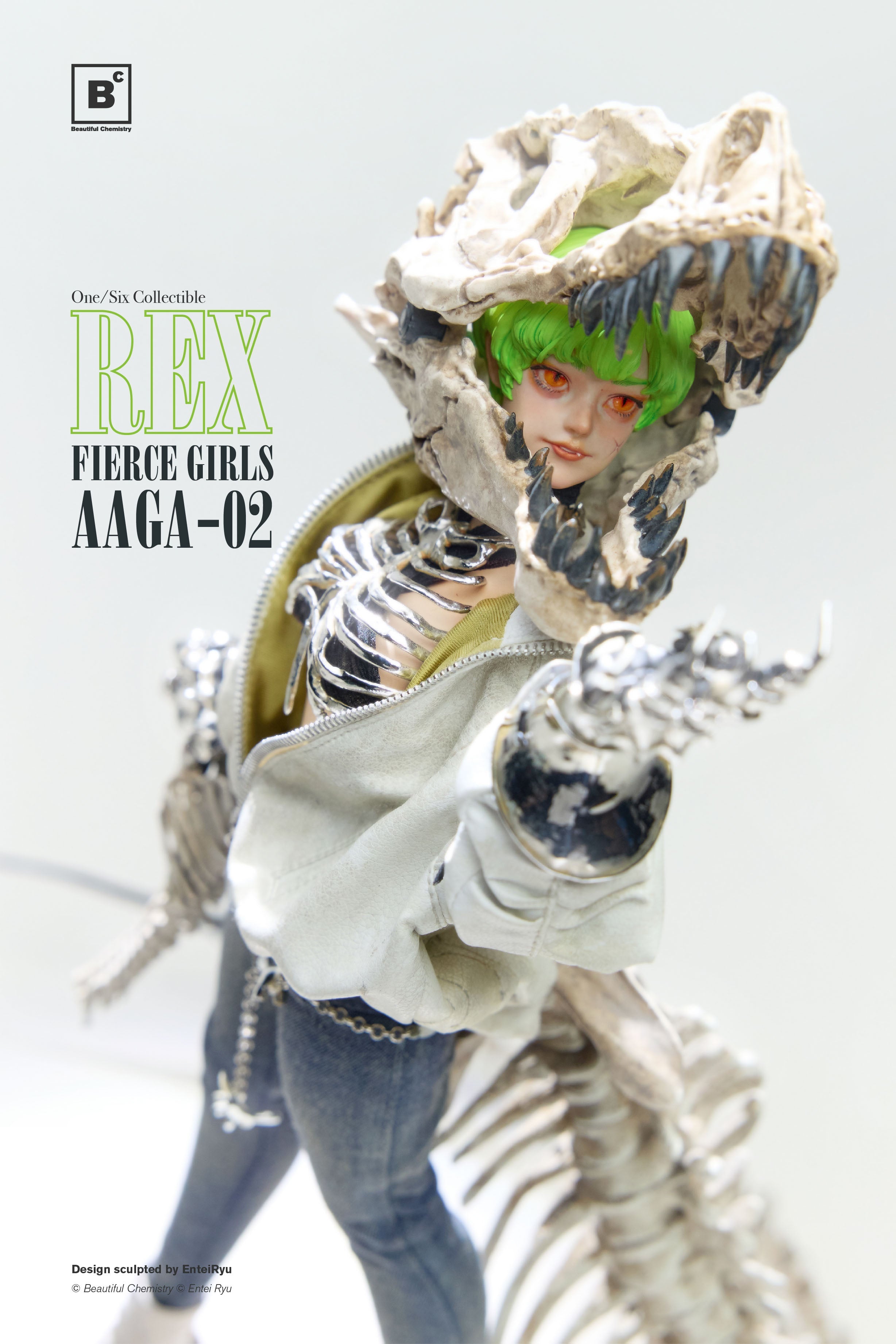 コミック・アニメ Underverse Beautiful Chemistry GUNNERREX Underverse Beautiful Chemistry BONEGIRL AAGA-02 GUNNER REX 1/6
