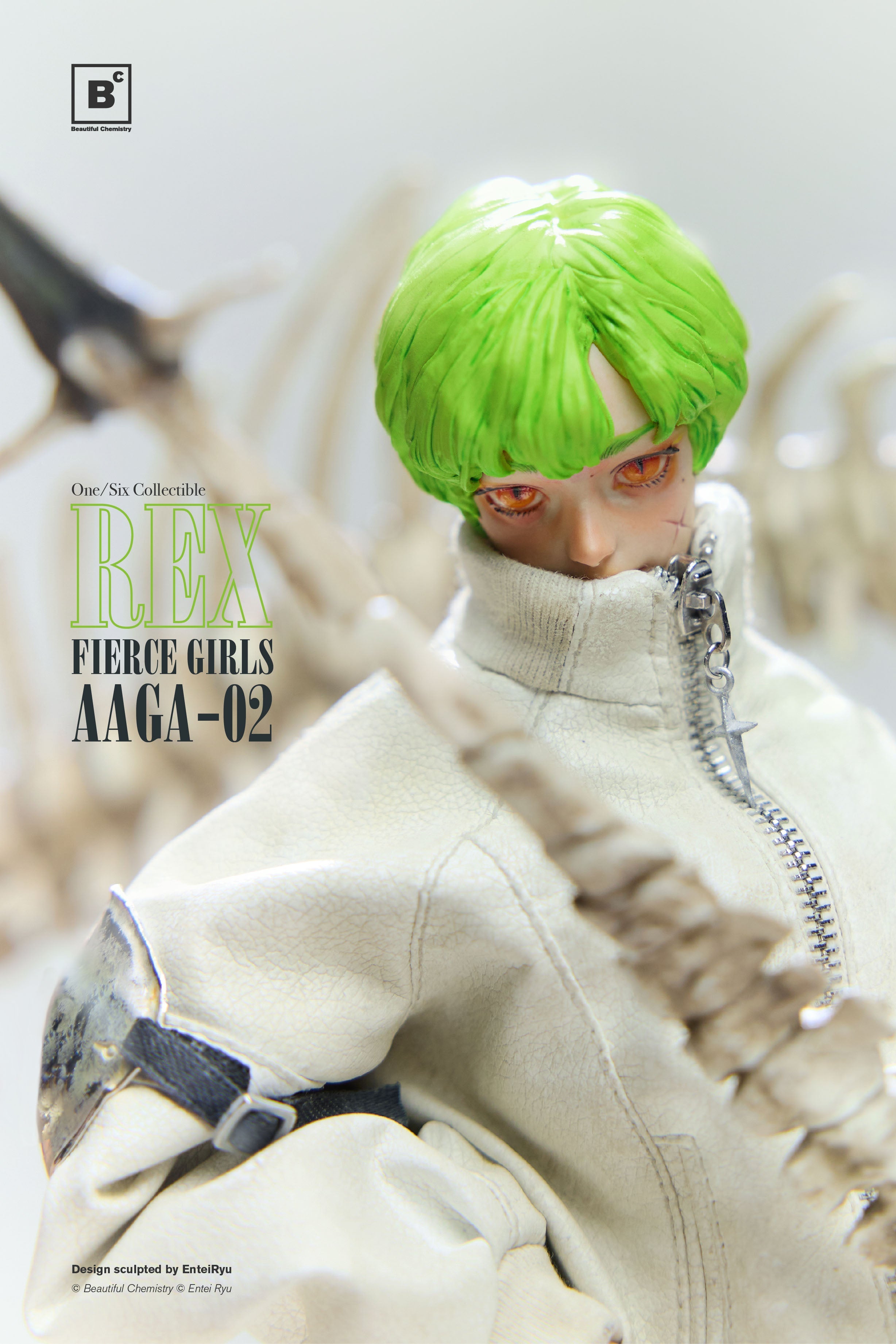 Underverse Beautiful Chemistry BONEGIRL AAGA-02 GUNNER REX 1/6