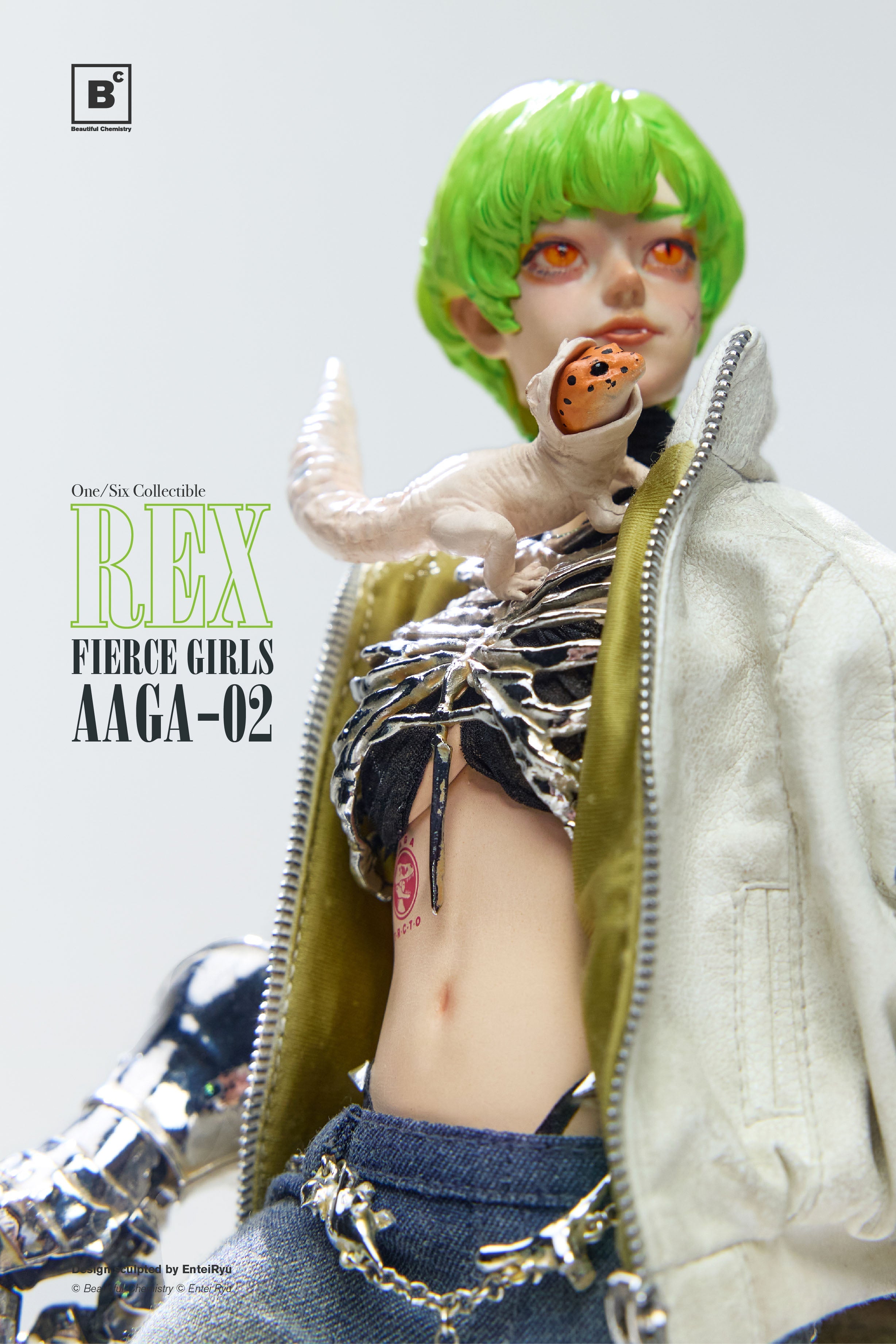 コミック・アニメ Underverse Beautiful Chemistry GUNNERREX Underverse Beautiful Chemistry BONEGIRL AAGA-02 GUNNER REX 1/6
