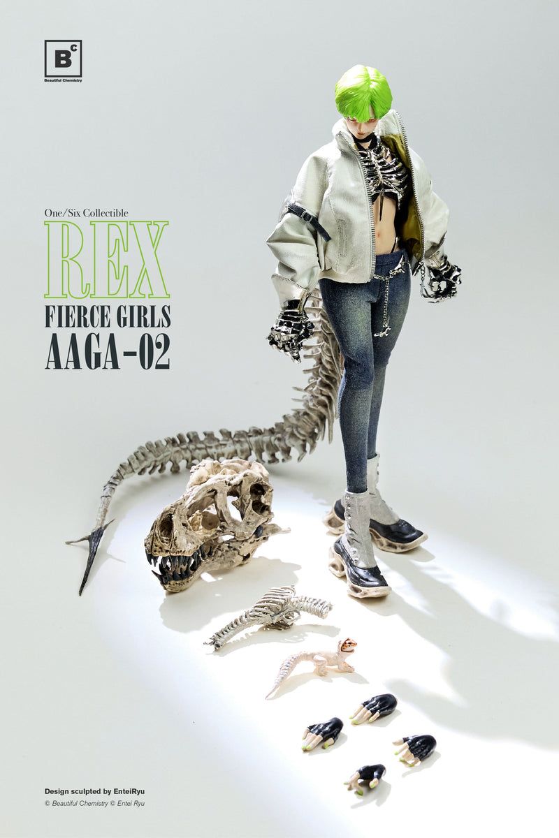 Underverse Beautiful Chemistry BONEGIRL AAGA-02 GUNNER REX 1/6 Action Figure