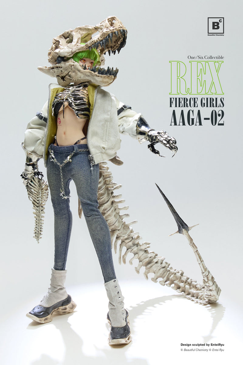 Underverse Beautiful Chemistry BONEGIRL AAGA-02 GUNNER REX 1/6 Action Figure