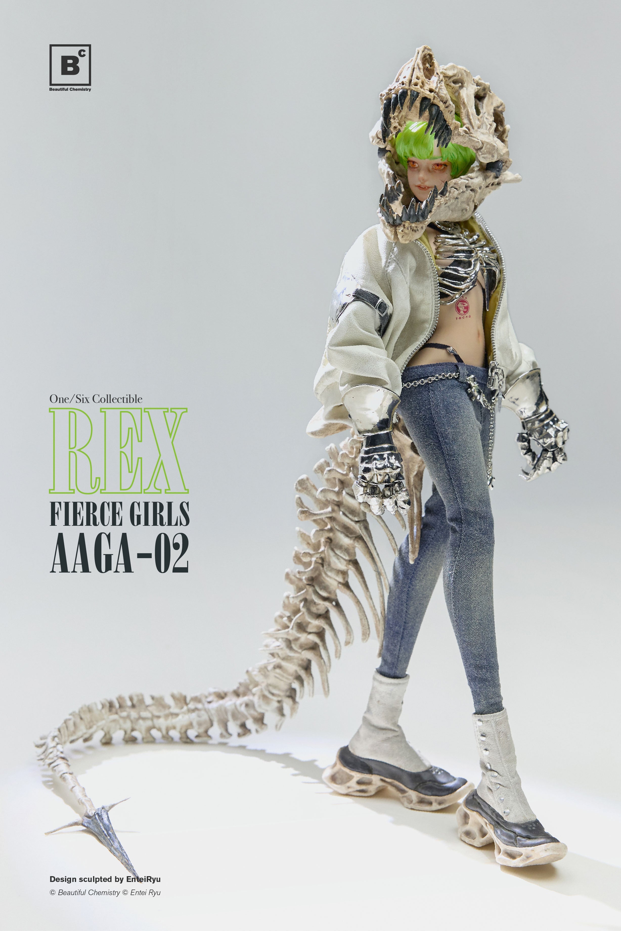 Underverse Beautiful Chemistry BONEGIRL AAGA-02 GUNNER REX 1/6