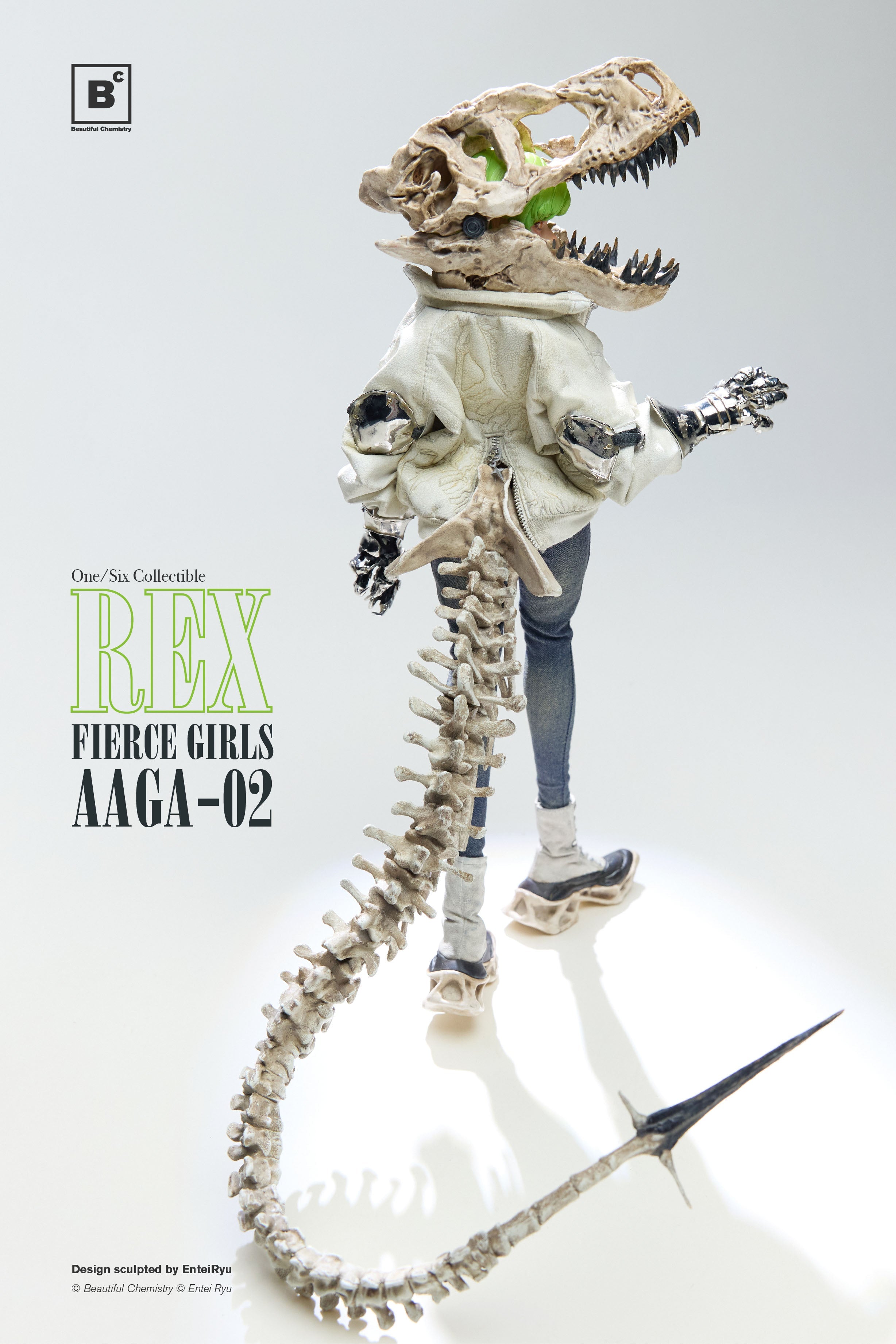 Underverse Gunner AAGA-02 REX 1/6 中古品 Underverse Beautiful Chemistry BONEGIRL AAGA-02 GUNNER REX 1/6