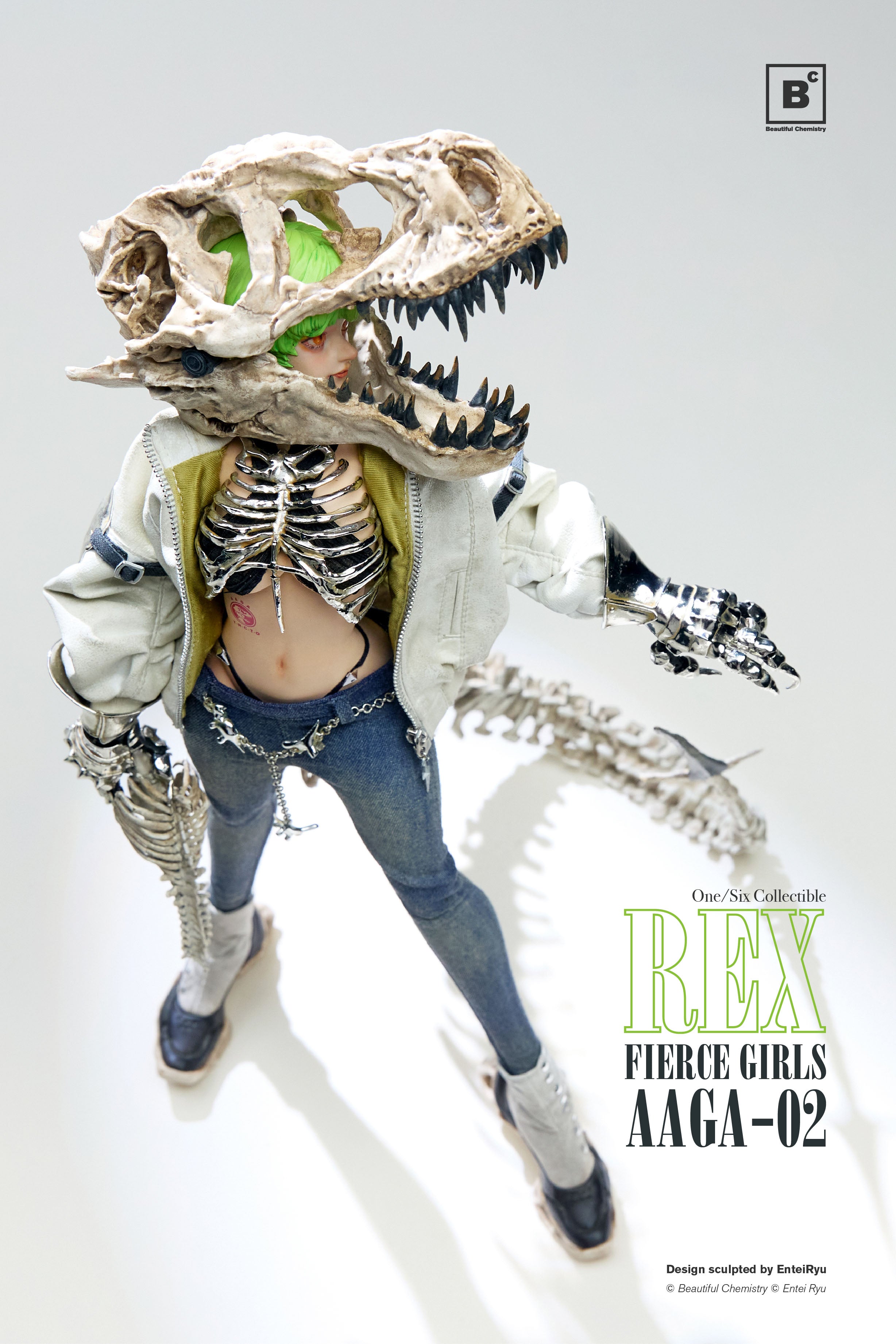 Underverse Beautiful Chemistry BONEGIRL AAGA-02 GUNNER REX 1/6