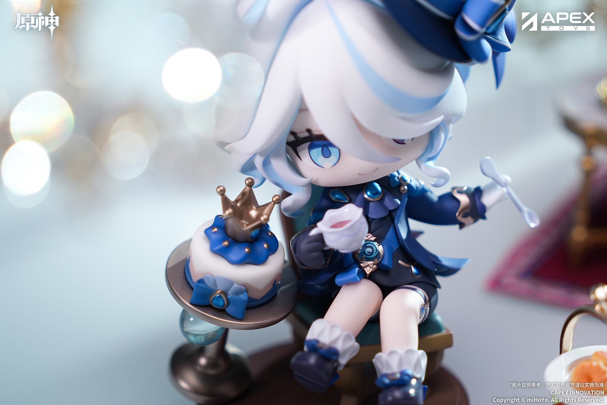 APEX Genshin Impact Furina Amai Gogo no Sanbika Chibi Chara Figure